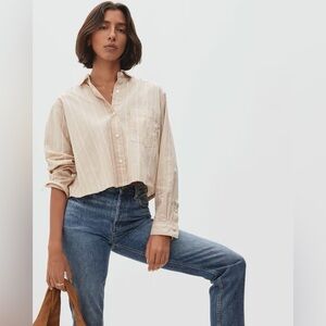 The Silky Cotton Way-Short Shirt | Everlane | Size M | worn once